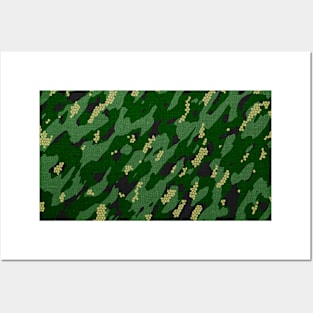 Camouflage - Green Posters and Art